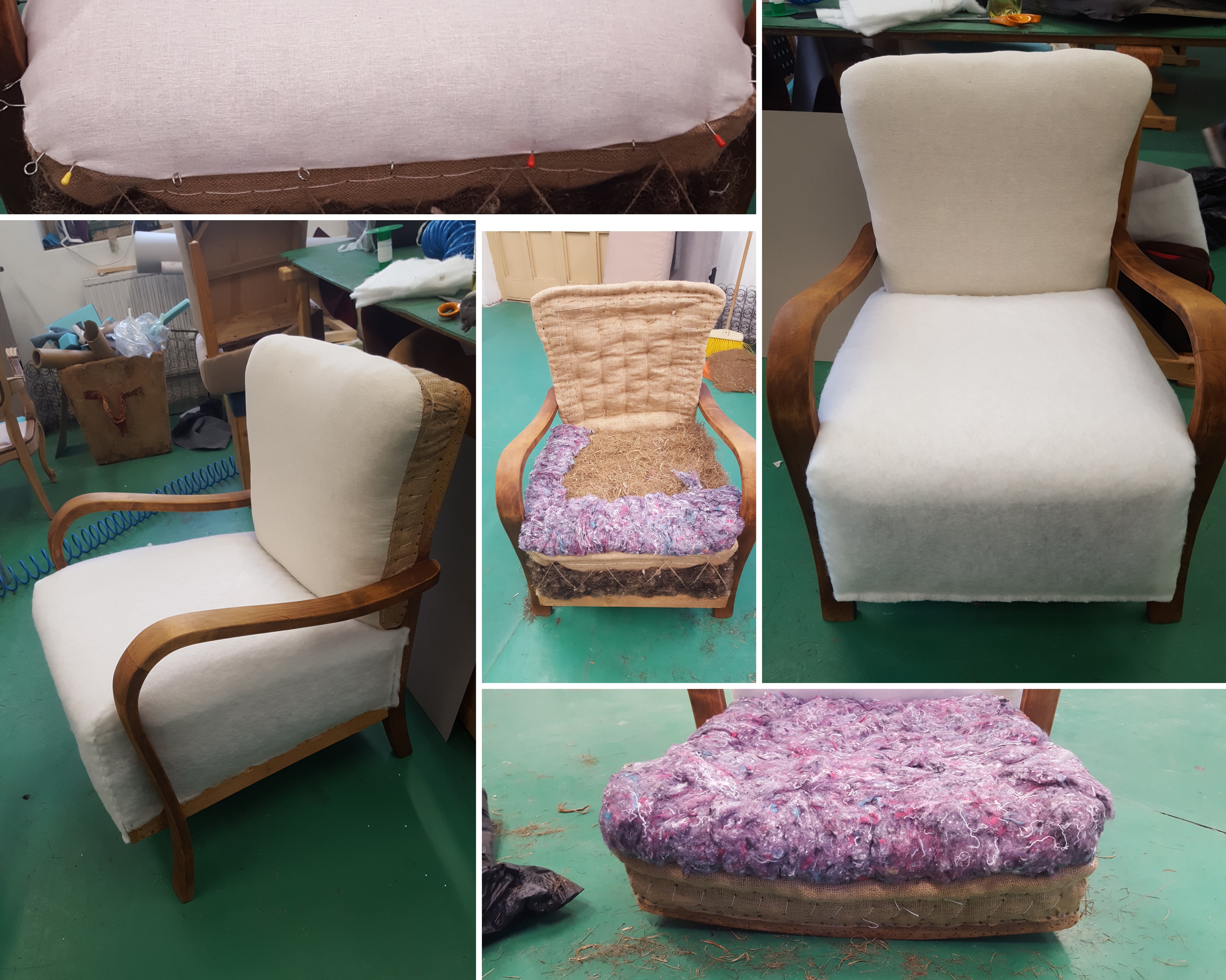 Upholstery: Wild Flower | Punctually Punch Art